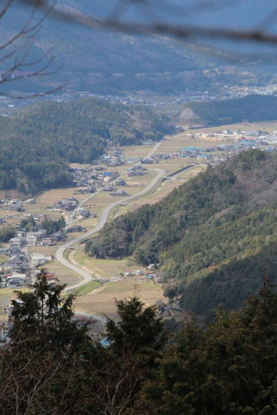 三春峠の眺望